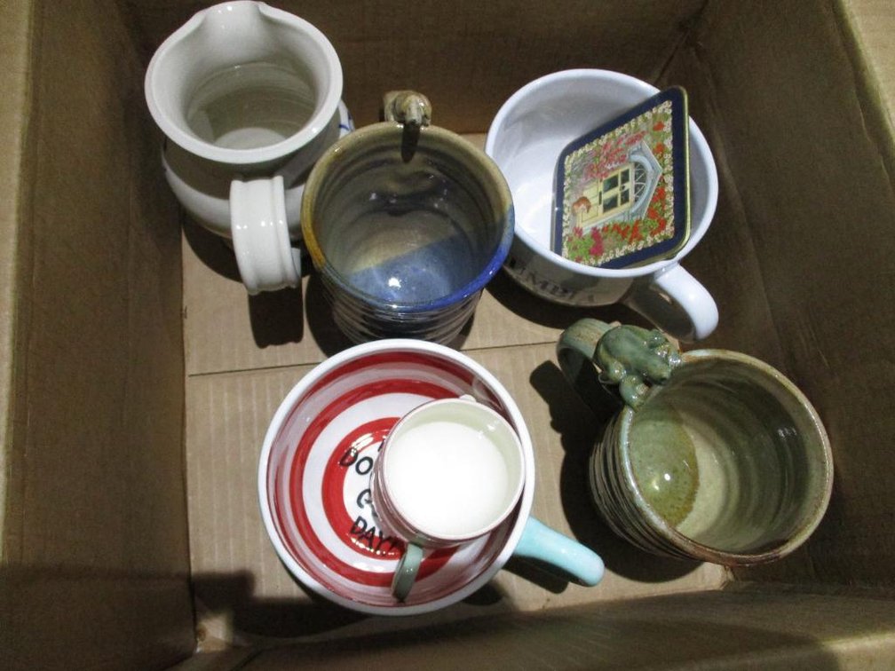 Box of Coffee Mugs