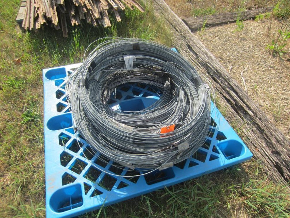 (9) Spools of Electric Fence Wiring