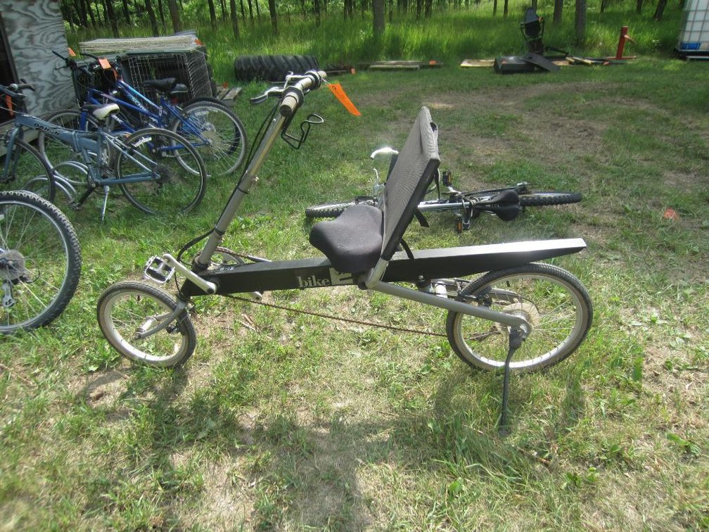 BikeE Lay Down Pedal Bike