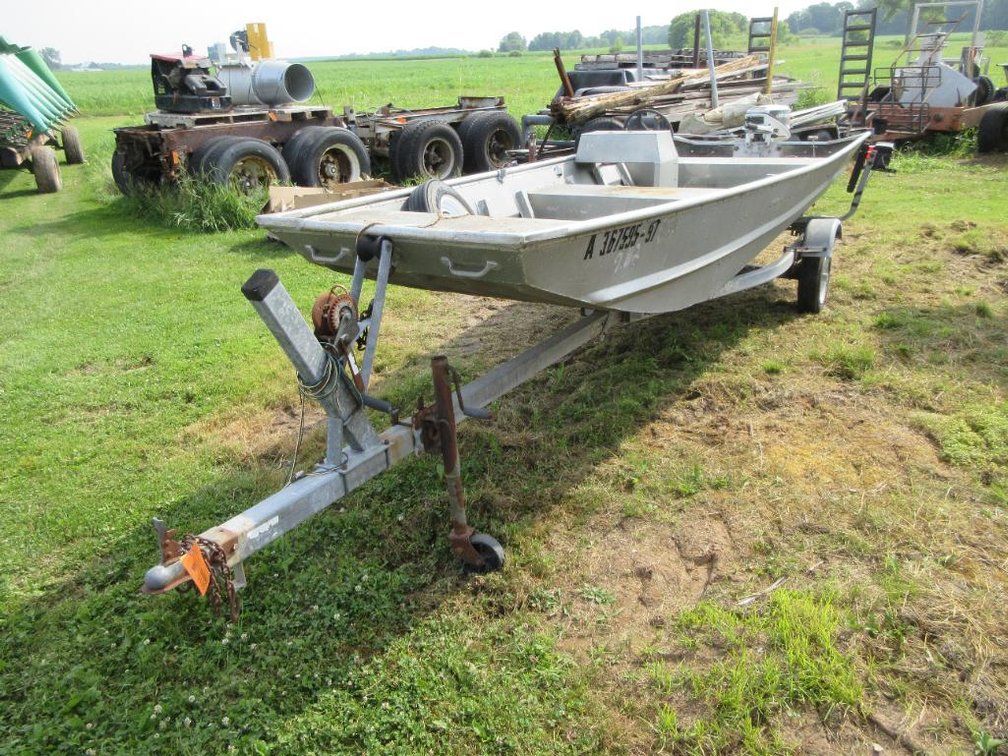 15' Landau Flat Bottom Boat