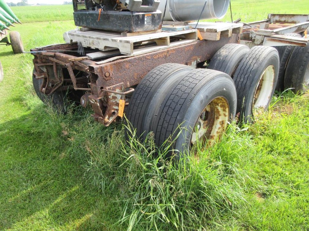 Tandem Axle Rear Semi Trailer Frame