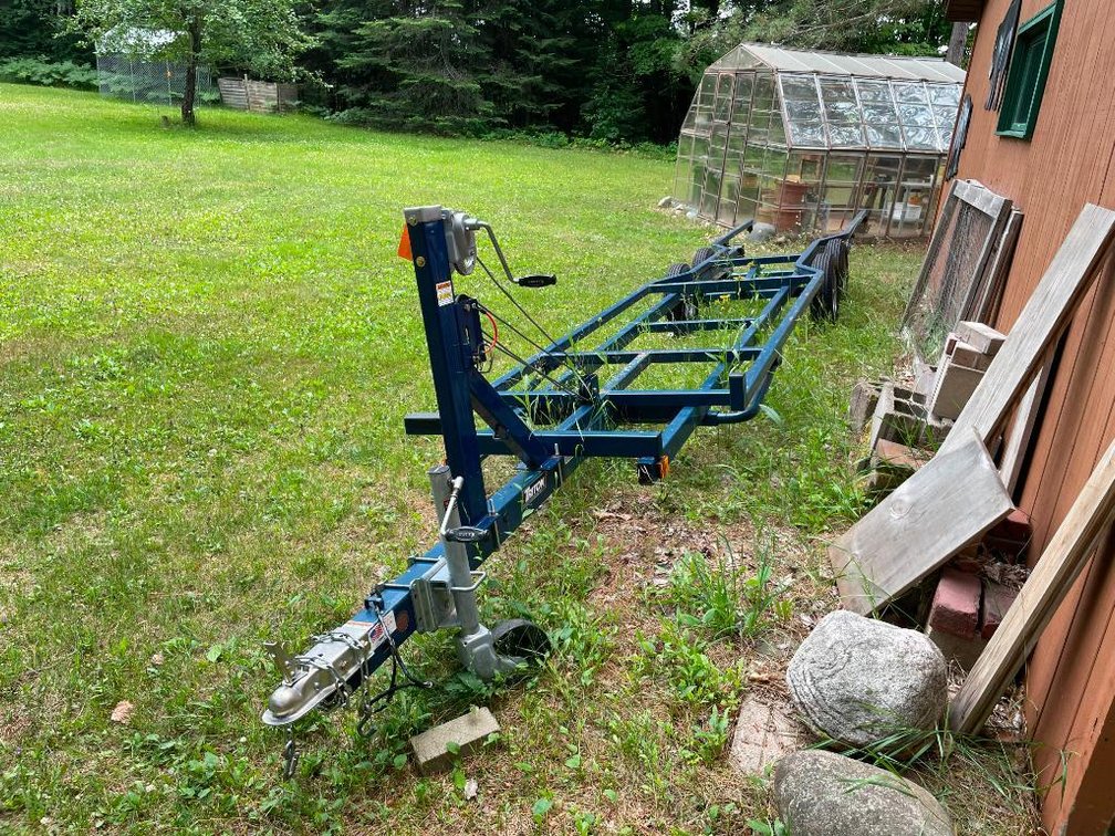 Triton Tandem Axel Pontoon Trailer (No Title)