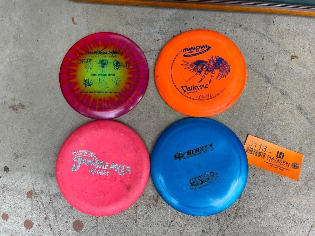 (4) Disc Golf Discs