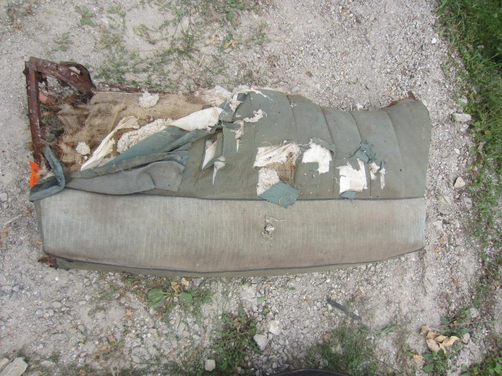 1953-1954 Chevy Rear Upper Sedan Seat