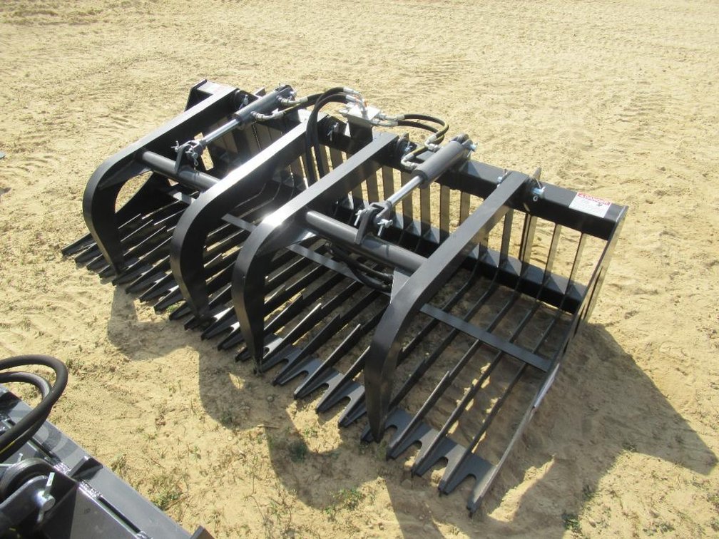 JCT Skid Steer Rock Grappler Attachment