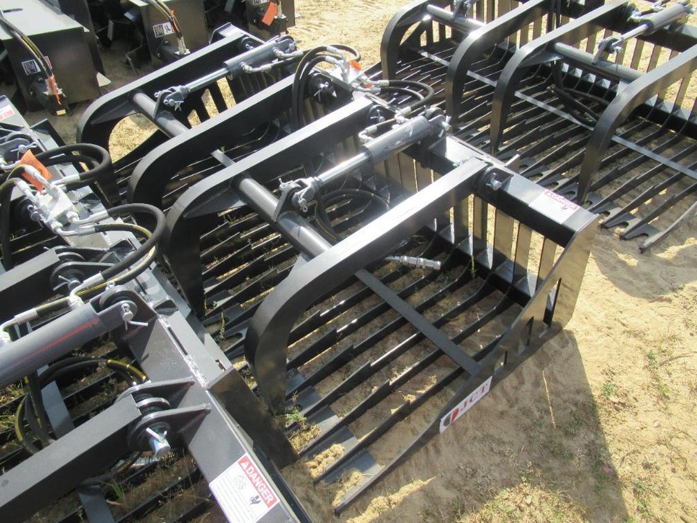JCT Skid Steer Rock Grappler Attachment