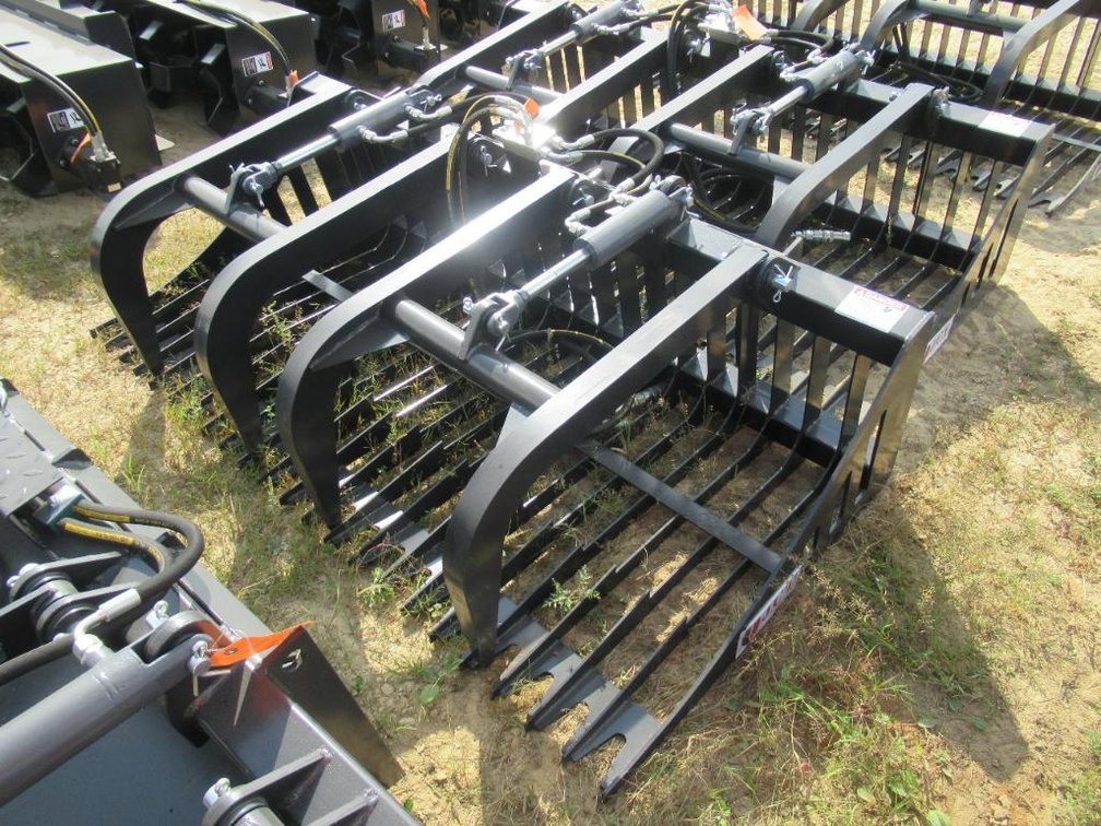JCT Skid Steer Rock Grappler Attachment