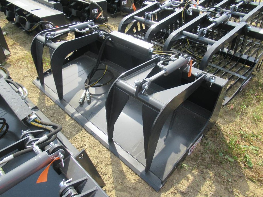 JCT Skid Steer Grappler Bucket Attachment