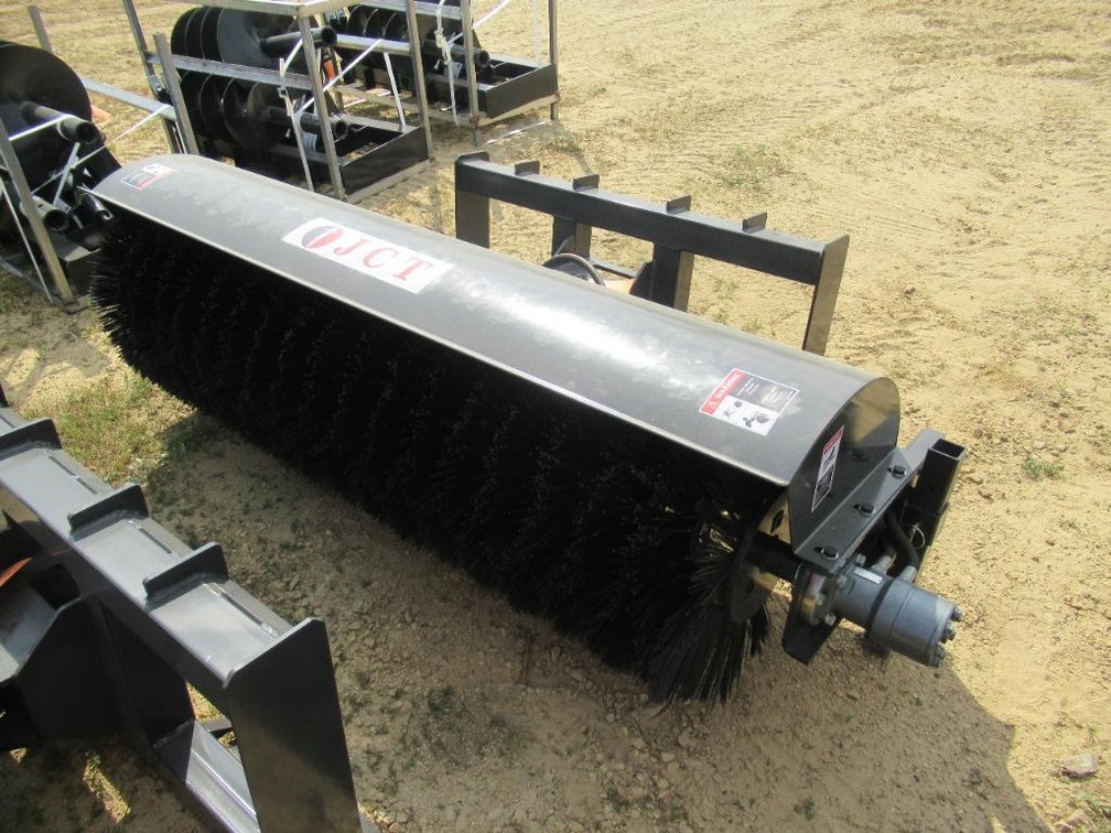 JCT Skid Steer Angle Broom Attachment