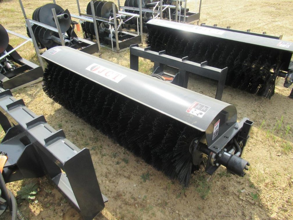 JCT Skid Steer Angle Broom Attachment