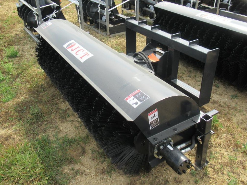 JCT Skid Steer Angle Broom Attachment