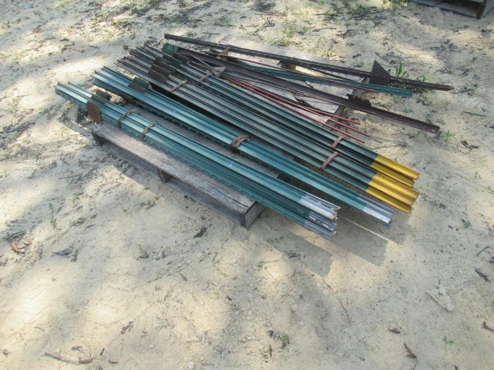 Pallet of Metal Fence Post