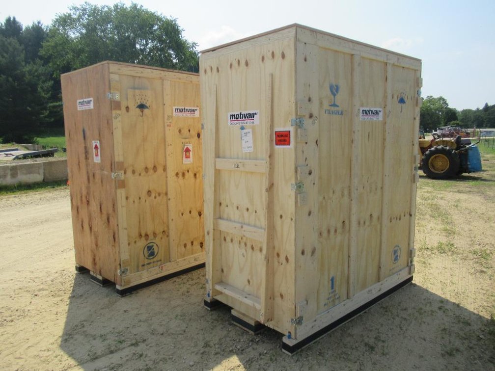 (2) Wood Shipping Crates