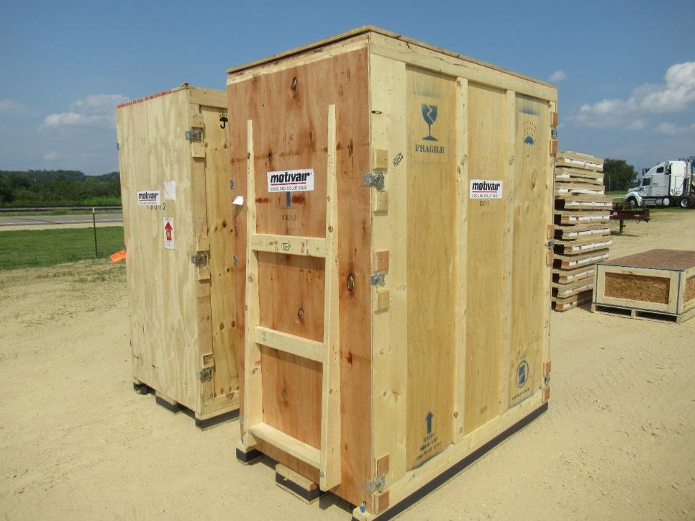 (2) Wood Shipping Crates