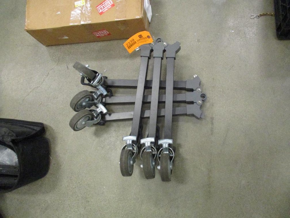 (2)Tri-Pod Rolling Wheel Conversions Unit