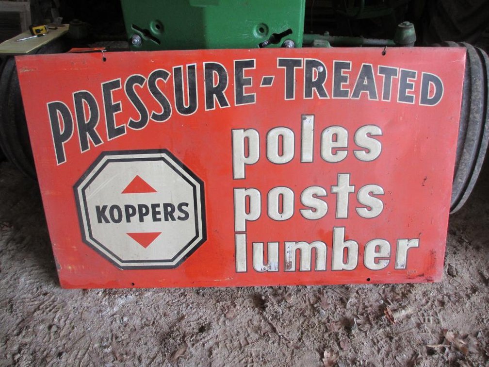 Koppers Metal Sign