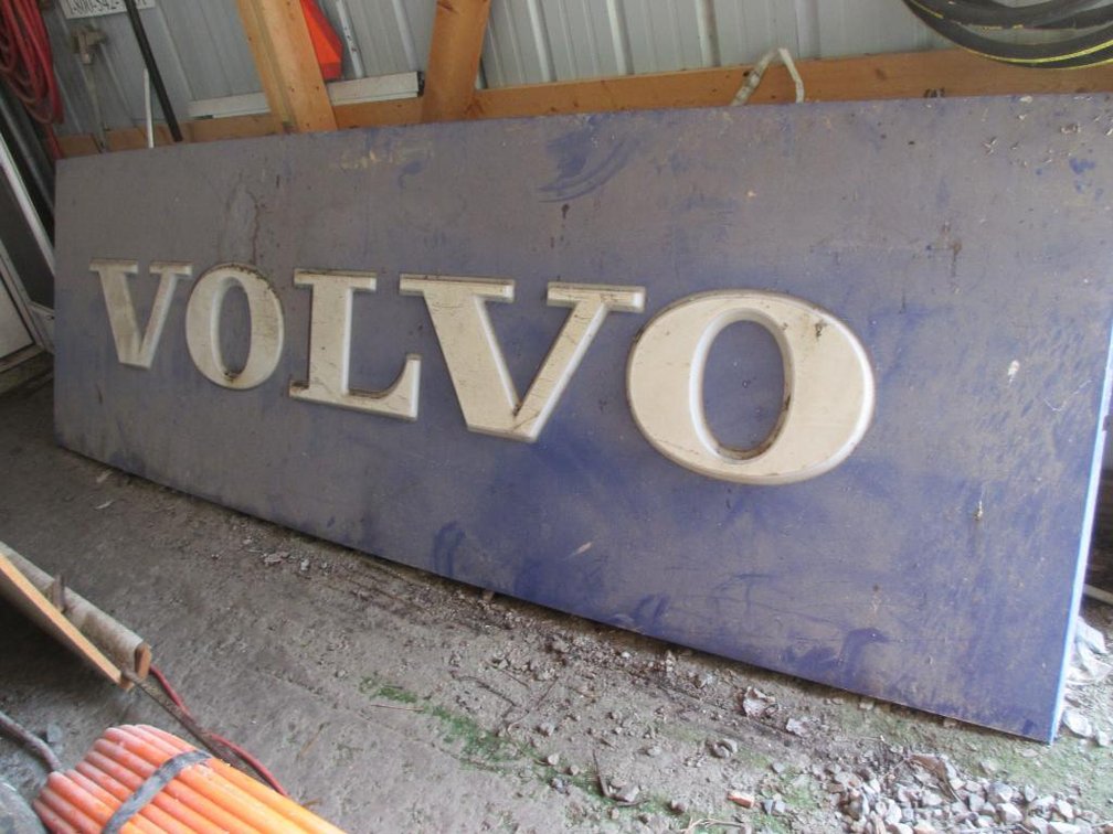 Volvo Construction Equipment Sign
