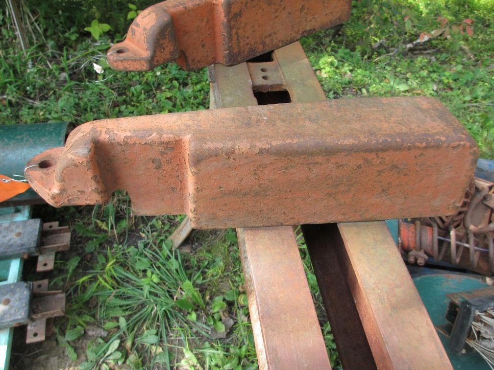 (2) Allis Chalmers Side Rail Weights