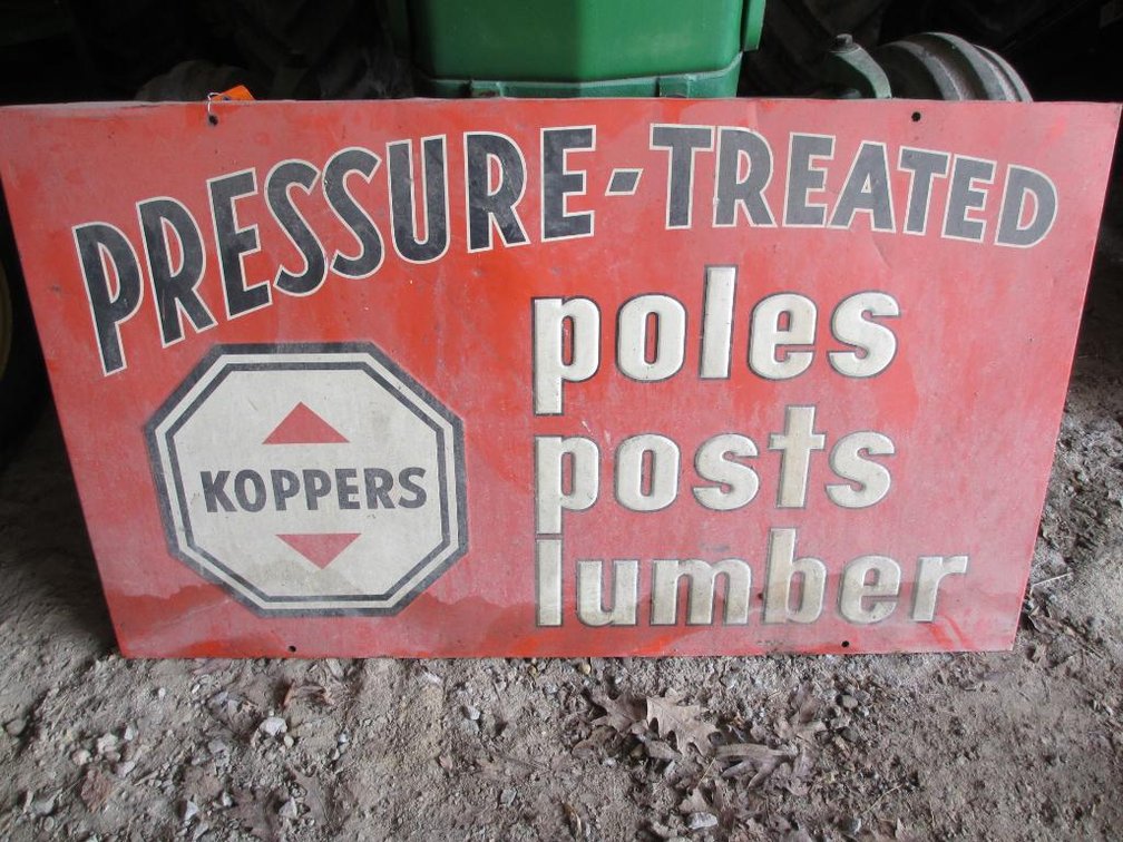 Koppers Metal Sign