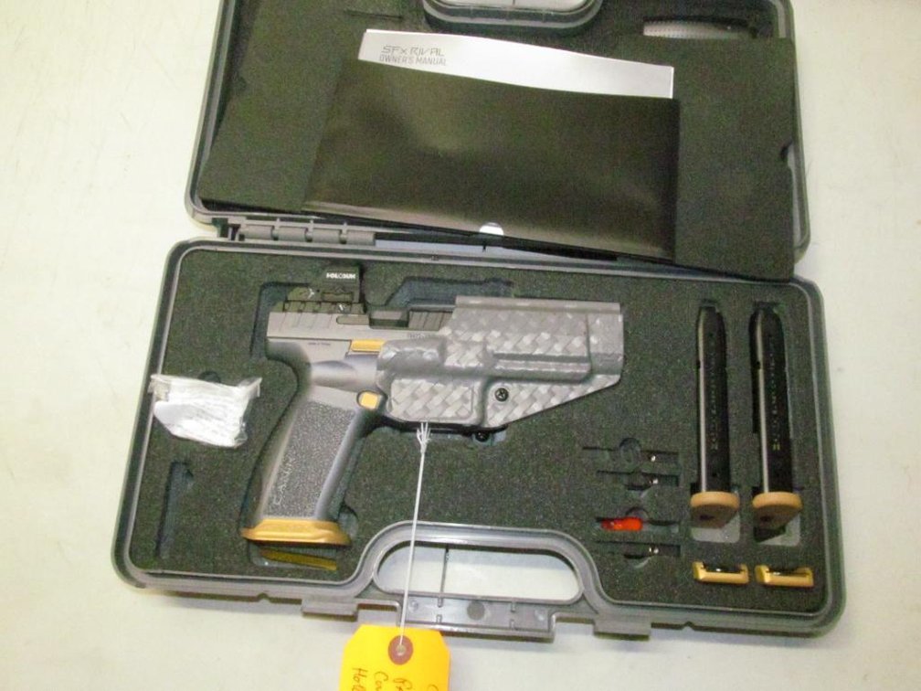 Canick  SFX Rival Package, 9mm Luger Semi Auto Pistol, SN: 23CM07310
