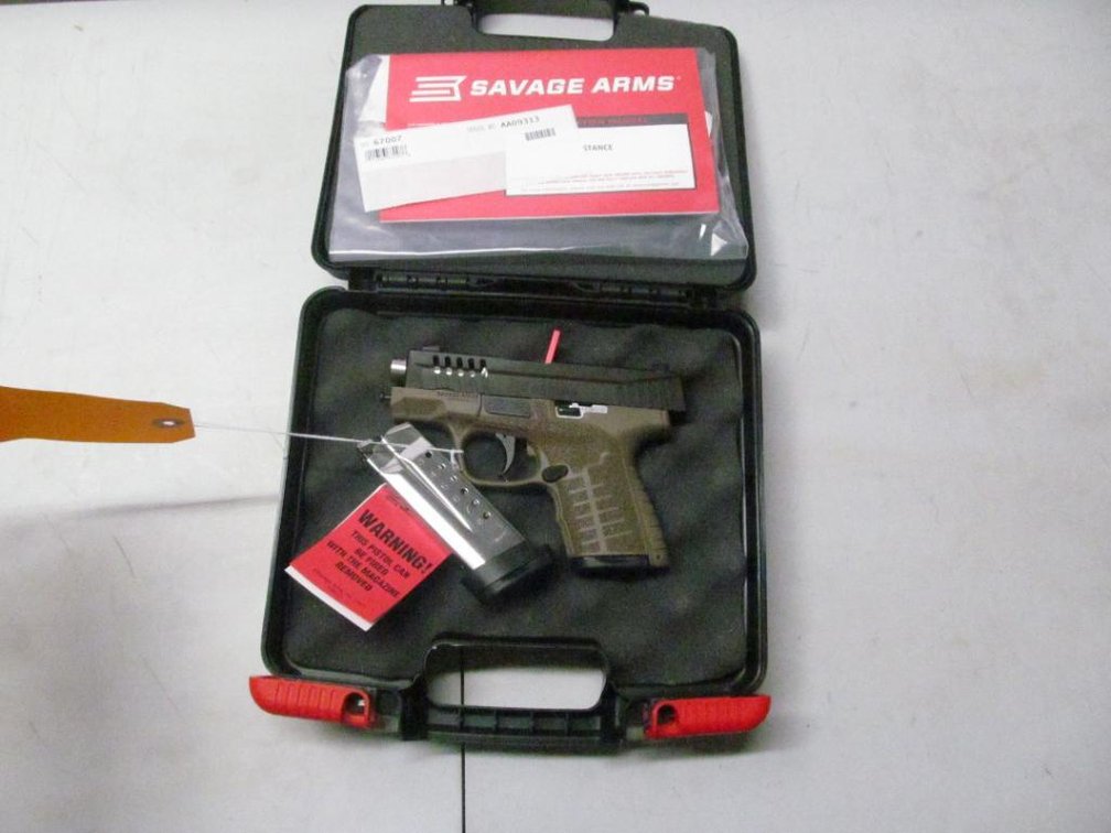 Savage  Stance , 9mm Luger Semi-Auto Pistol, SN: AA09313