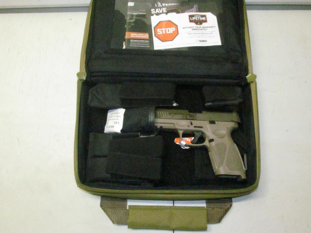 Taurus G3 Tactical, 9mm Luger Semi-Auto Pistol, SN: ADE312941