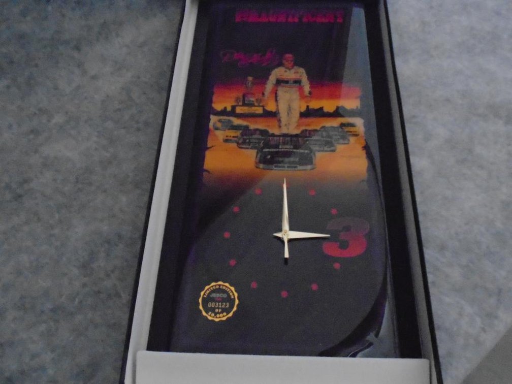 Dale Earnhardt The Magnificent Limited Edition Jebco Clock