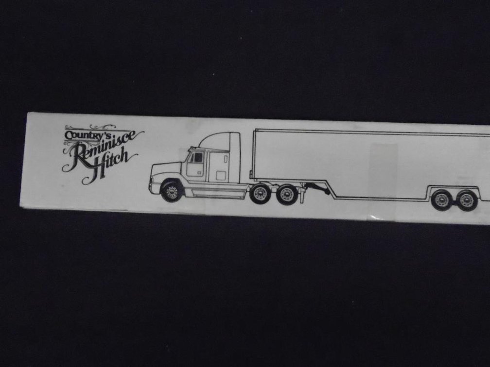 Country's Reminisce Hitch Freightliner Cab with Drop Bed Trailer