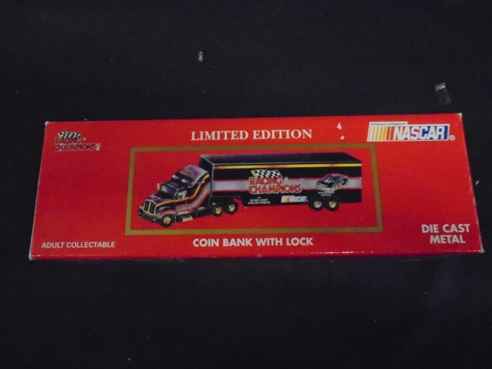 Racing Champions Coin Bank with Lock