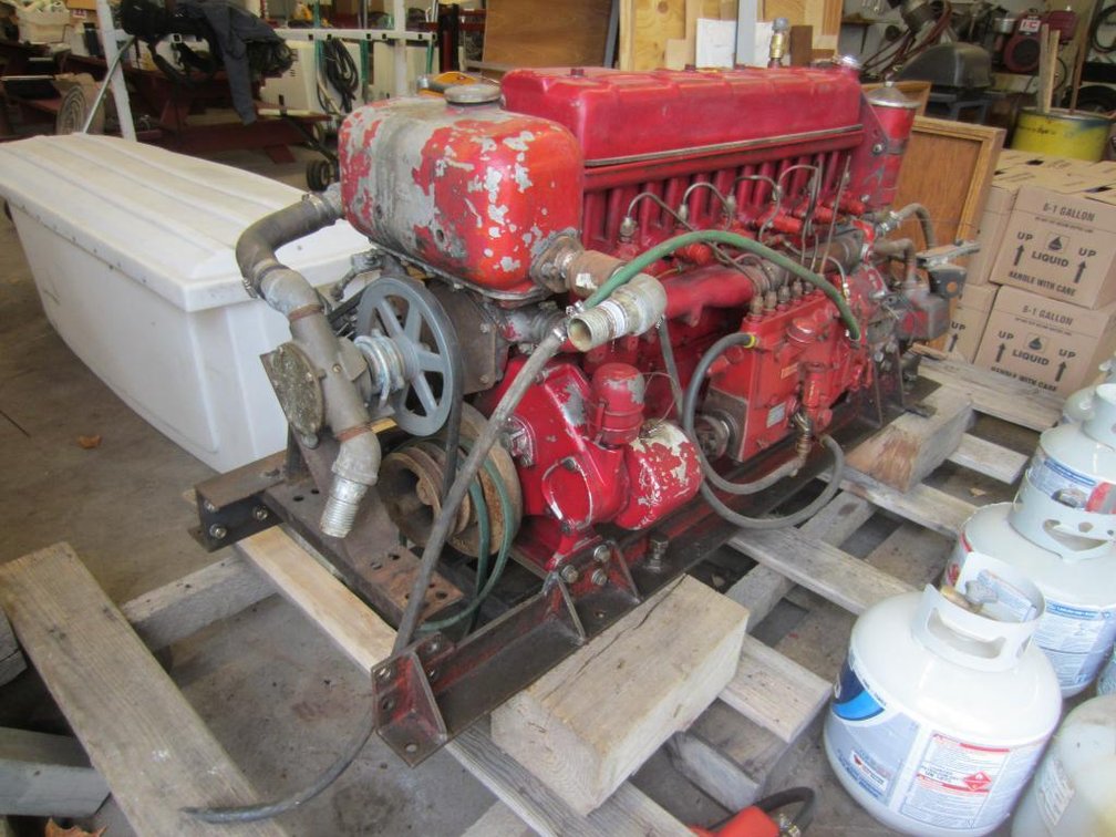 Grey Marine Six-V4.7 Diesel Engine