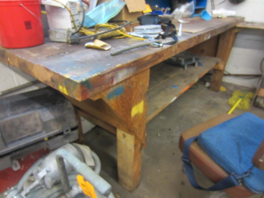 Wooden Shop Work Bench