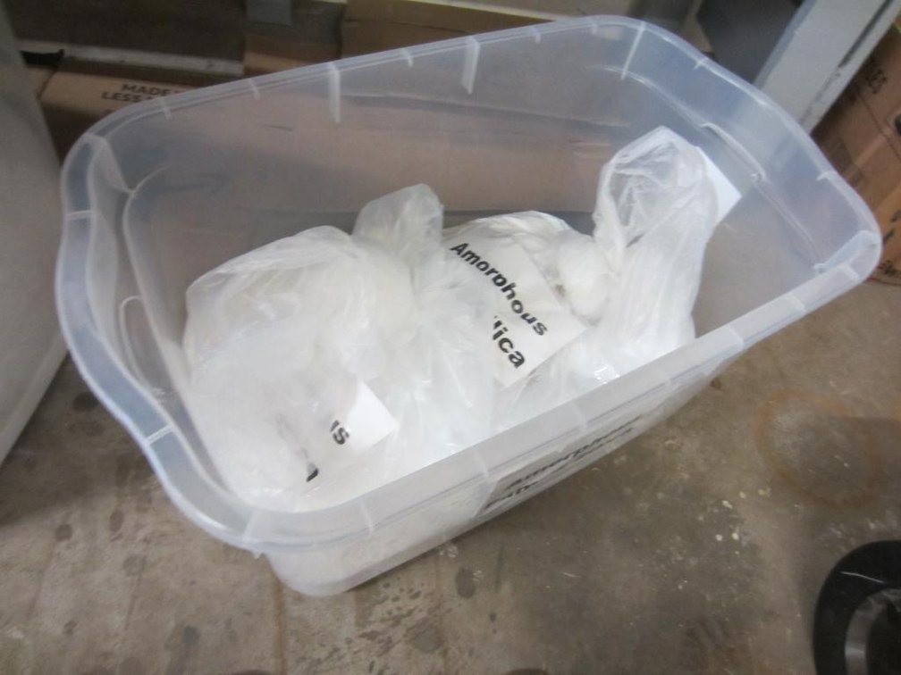 Tote of Amorphous Fumed Silica