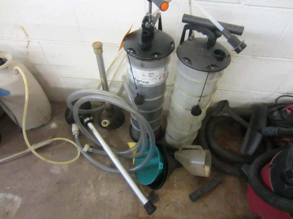 (2) West Marine Sprayers and Funnels