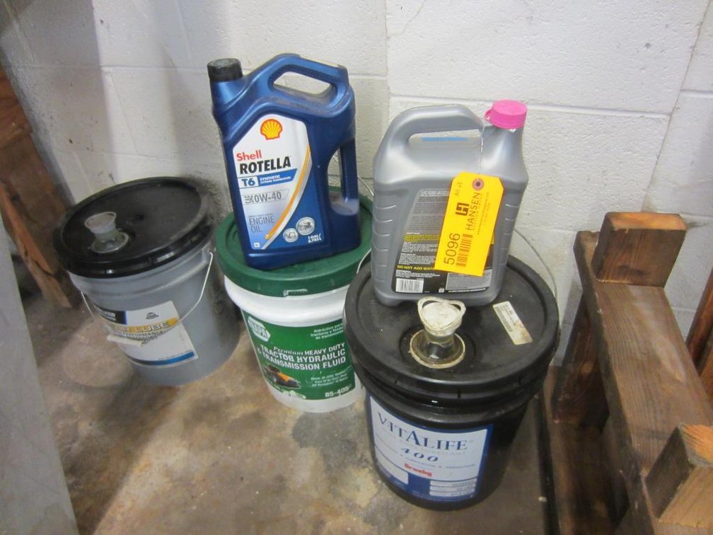 Engine Oil, Gear Lube, and Hydraulic Oil