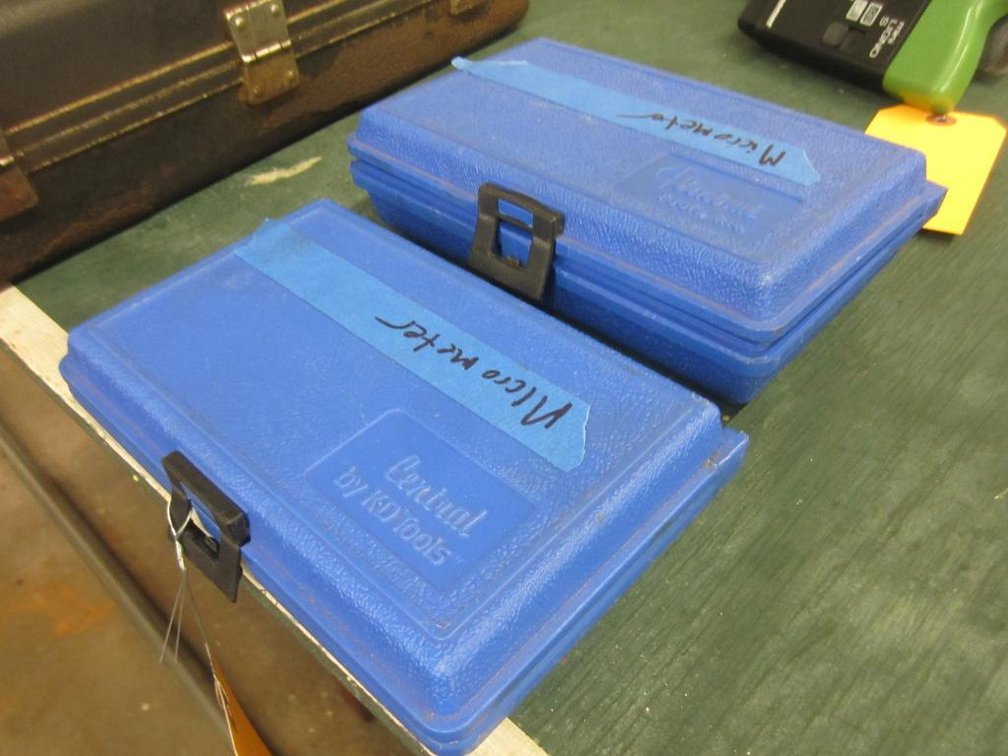 (2) Central Brand Micrometer Sets