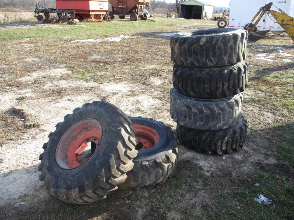 (6) Skid Steer Tires