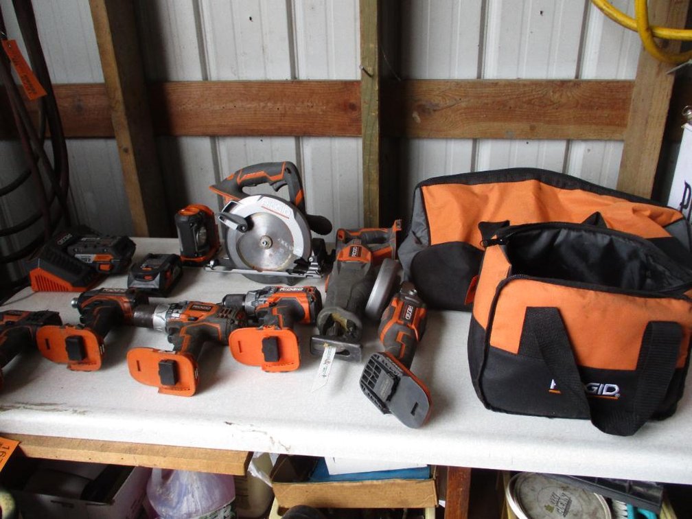 Rigid 18 Volt Tools