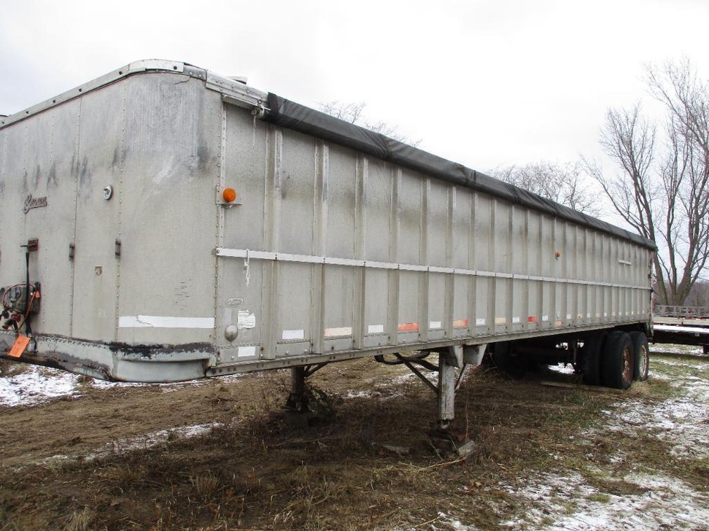 1964 Brown Grain Hauler Semi Trailer (Has WI Title)
