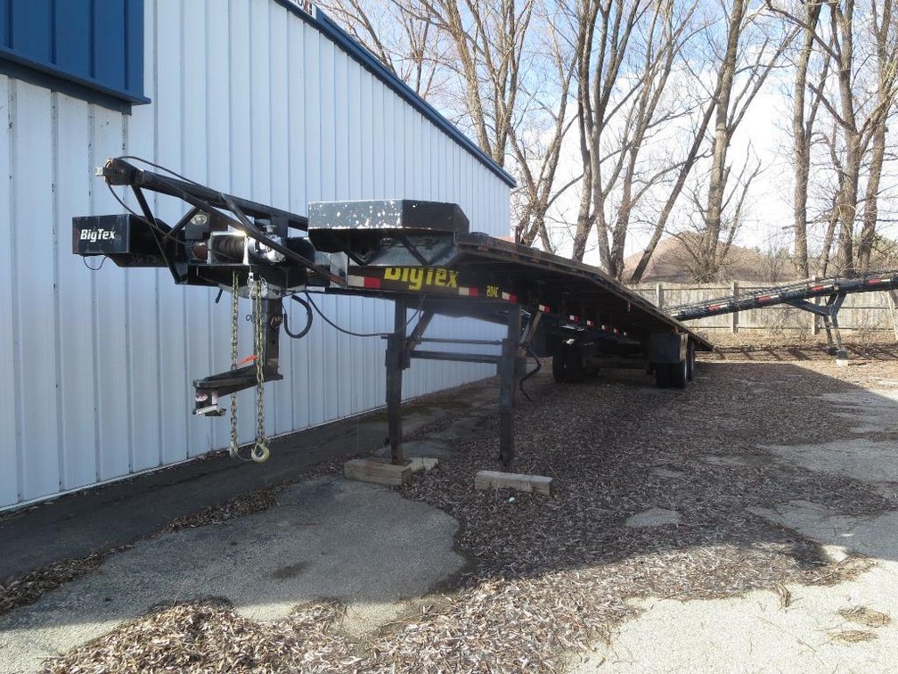 2016 BigTex 20AC 51' Gooseneck Vehicle Trailer (Has Title)
