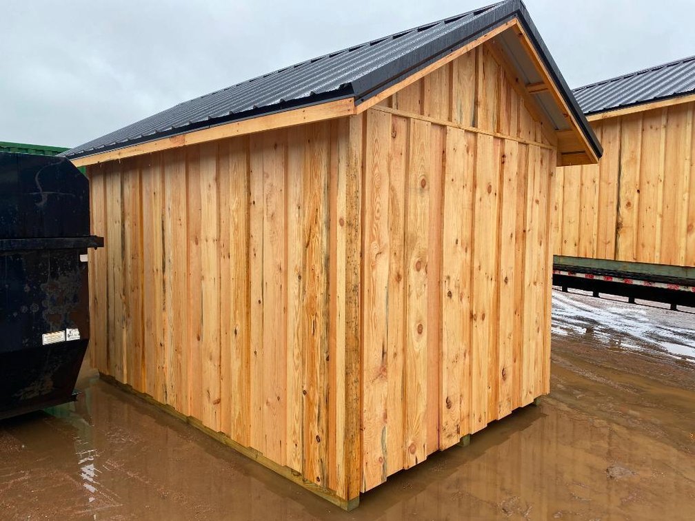 Pine Garden Shed With Tin Roof