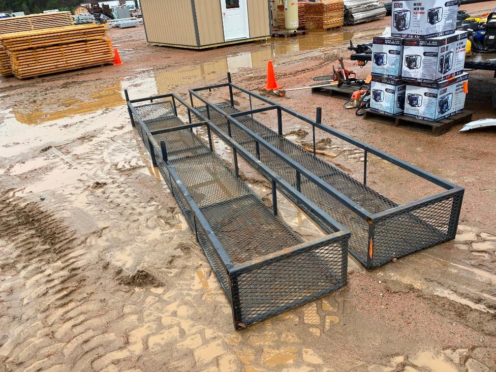 (2) Steel Racks