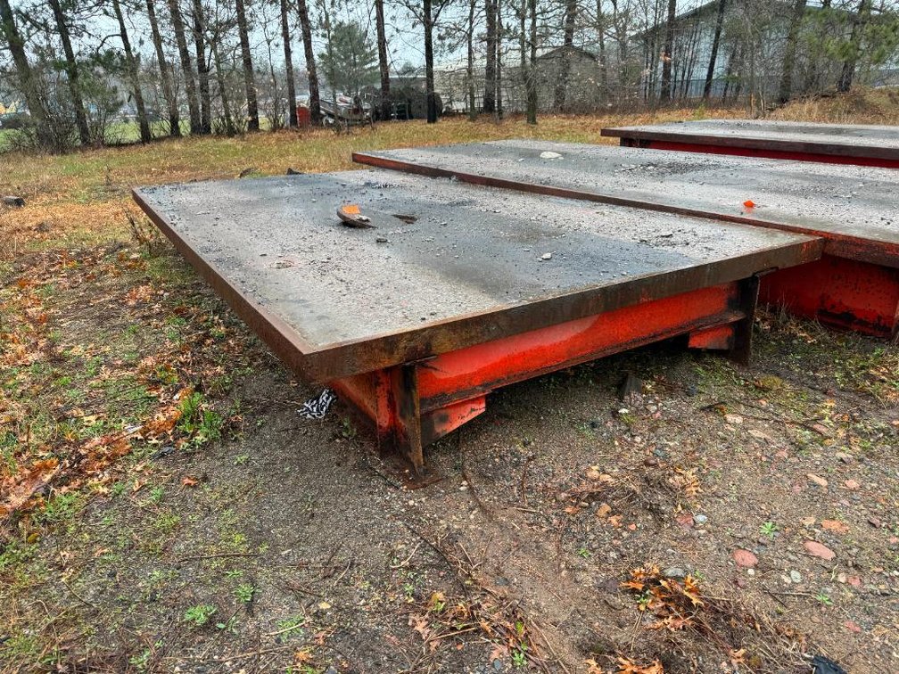 Therman Scale Platform with 6" Concrete Slab, (Located off site in Mosinee)