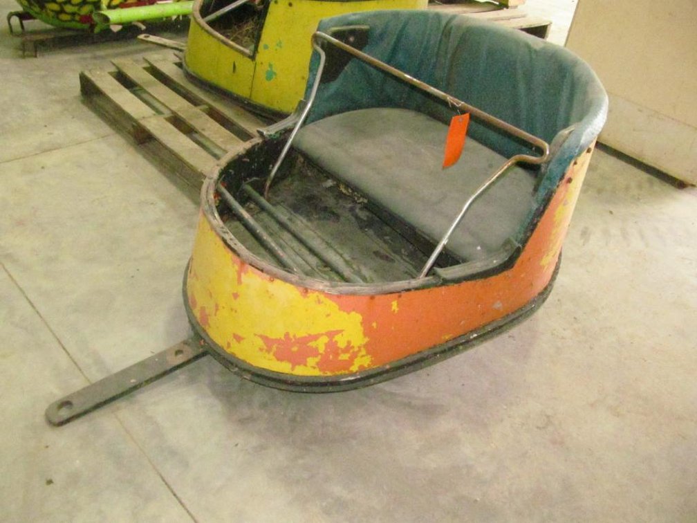 Vintage Tilt a Whirl Ride Cart