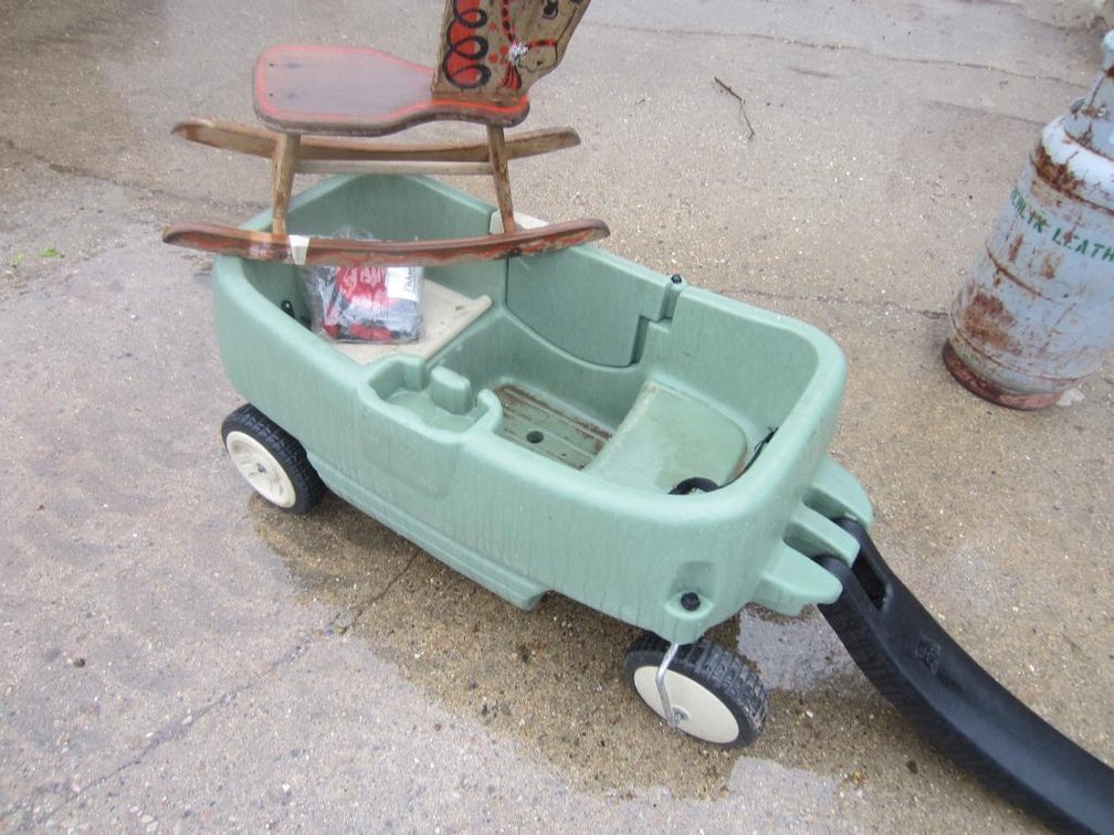 Step 2 Wagon and Vintage Rocking Horse