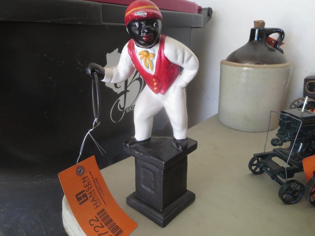 Miniature Cast Iron Lawn Jockey