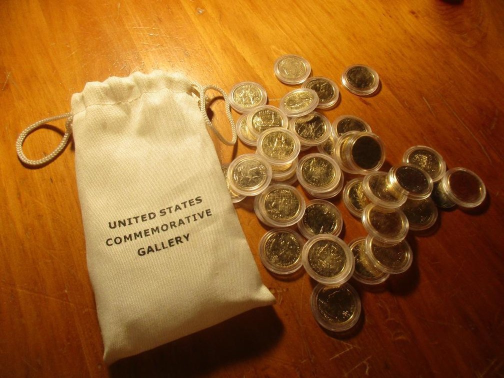 Gold Plated State Quarters
