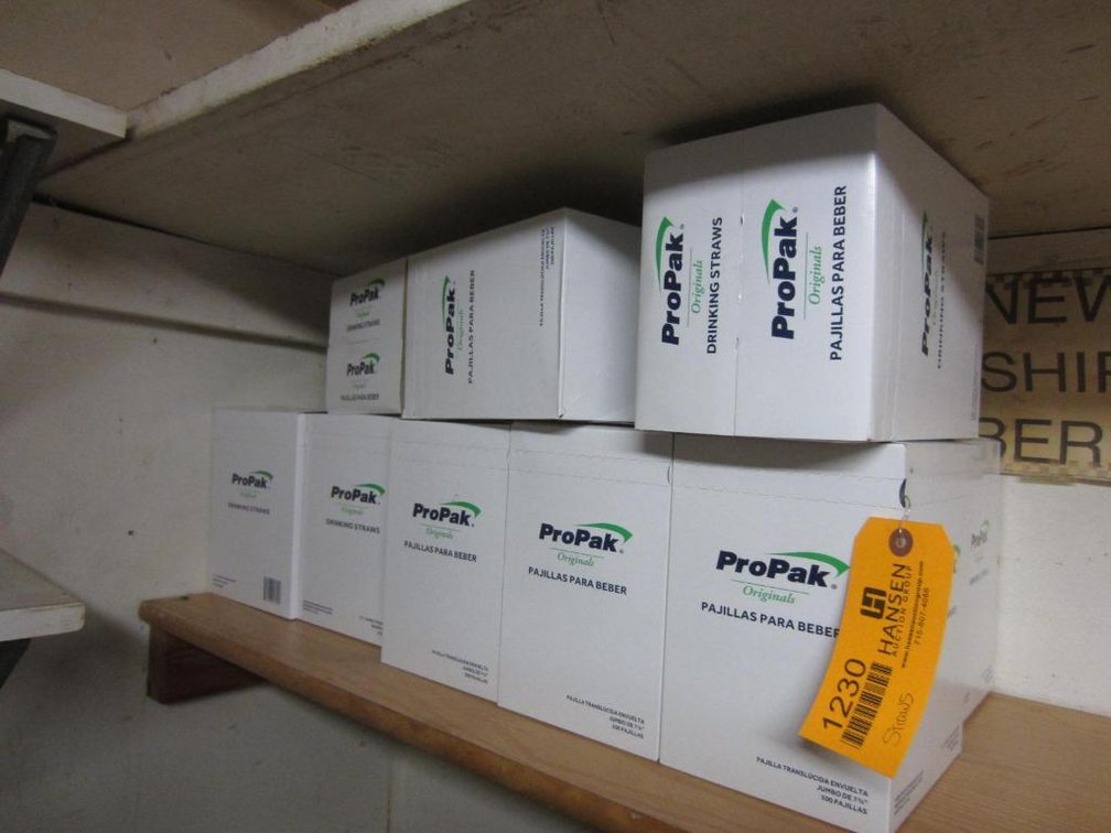 (13) Boxes of Drinking Straws