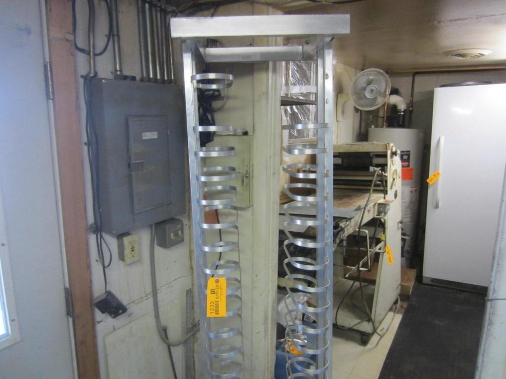 Pizza Tray Rolling Storage Rack
