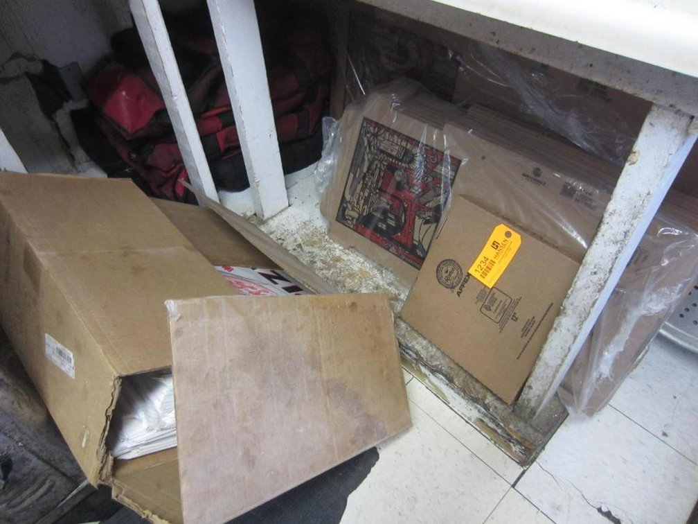 Pizza Delivery Boxes and (2) Large Pizza Trays