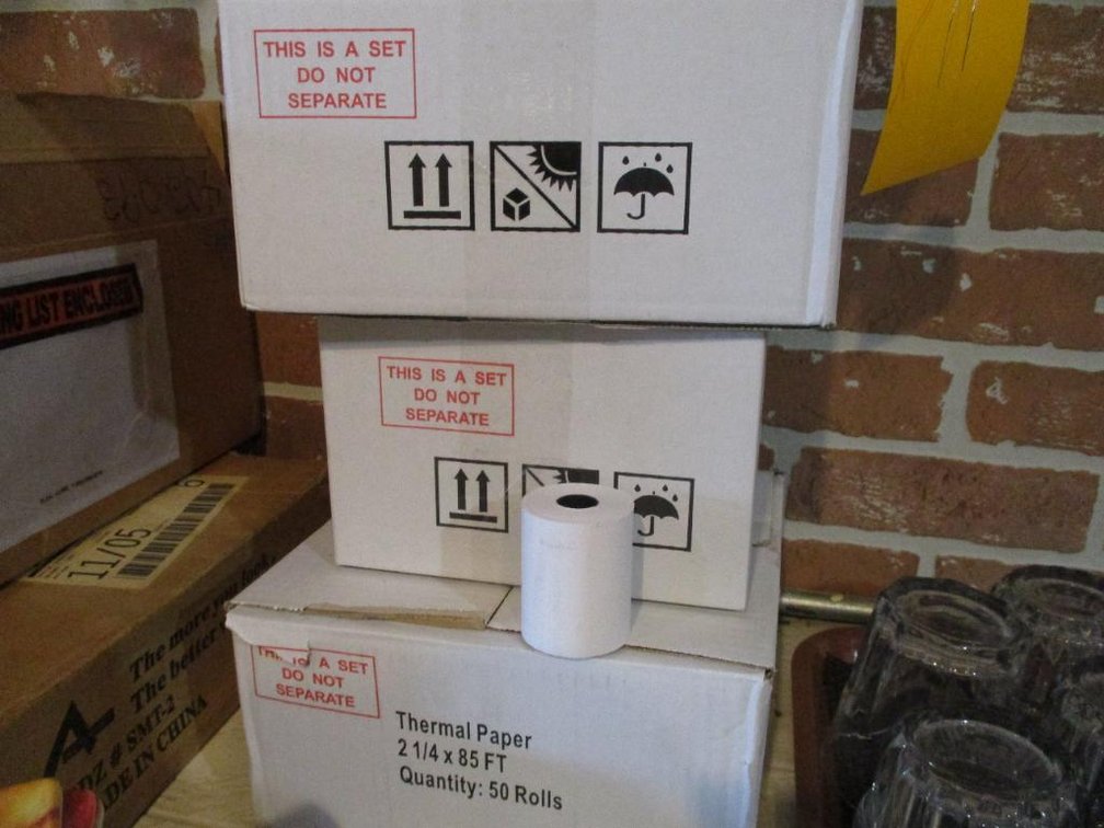 (3) Boxes of Thermal Paper